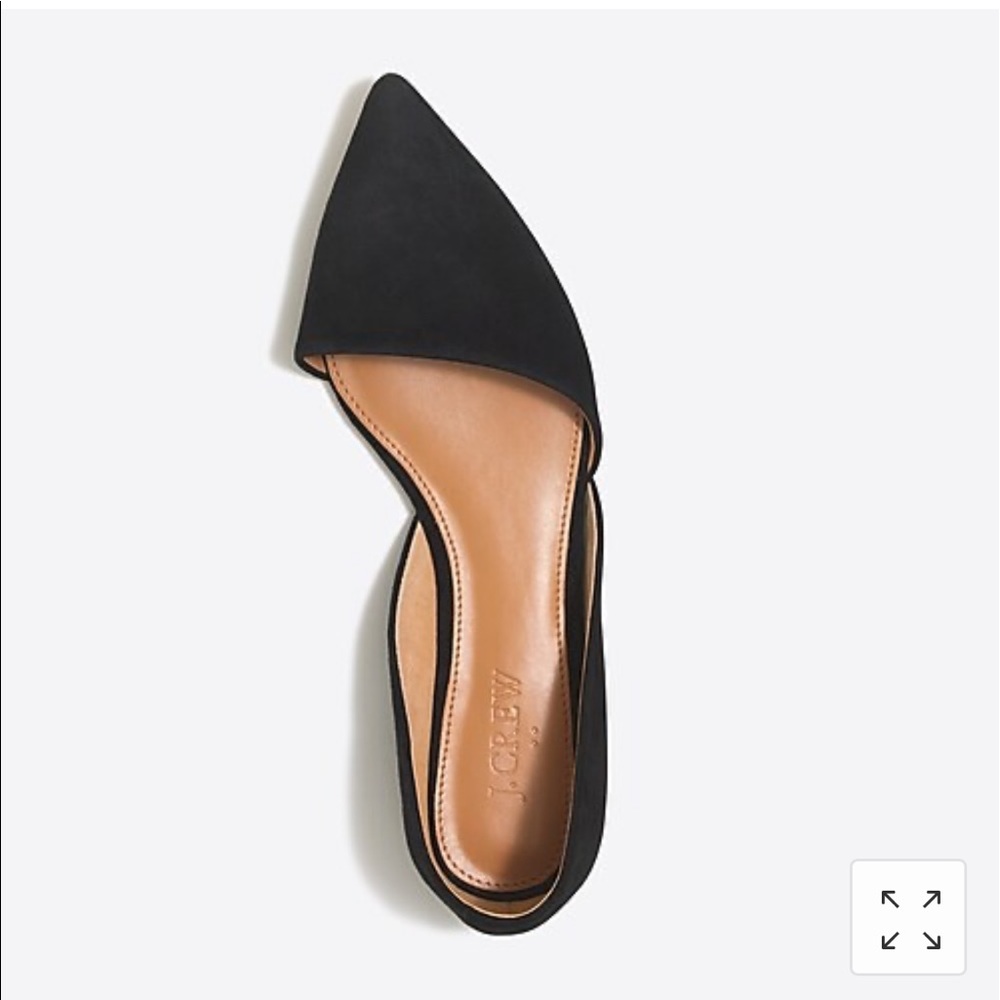 Brand new J Crew Zoe suede d’orsay flats